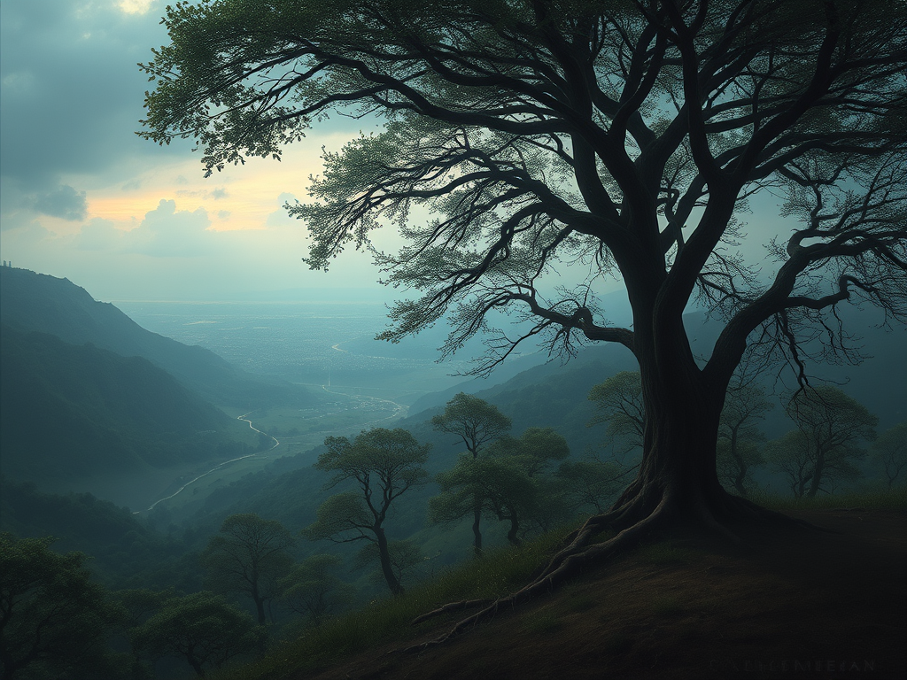 Bosque creado con IA